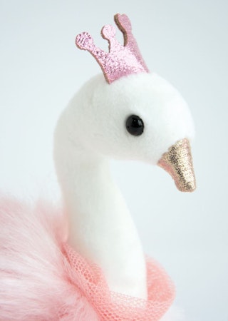 Doudou Et Compagnie- KEY RING PINK SWAN