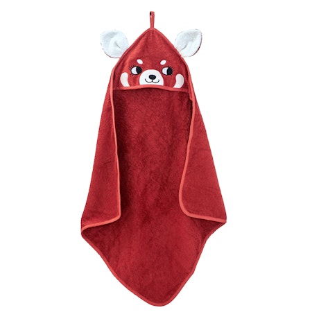 Roommate- Hooded Towel - RED PANDA, red