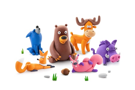 Hey Clay-  Forest Animals - 15 cans
