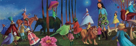 Djeco- Puzzle Gallery, Wonderful walk, 350 pcs