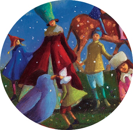 Djeco- Puzzle Gallery, Wonderful walk, 350 pcs