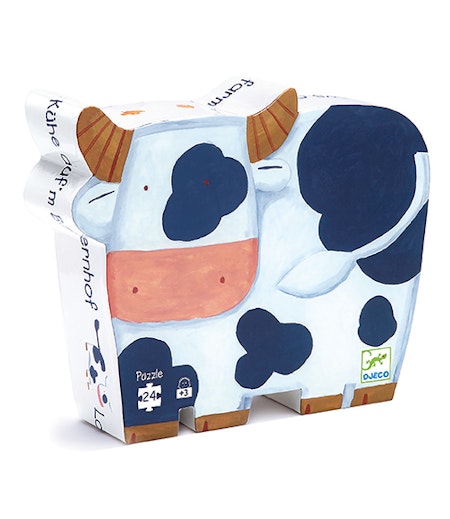 Djeco- Cows on the farm, 24 pcs/ Pussel