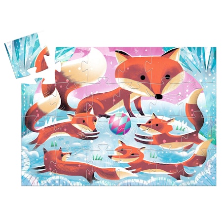 Djeco- Ginger, Little Fox - 24 pcs - FSC MIX /Pussel