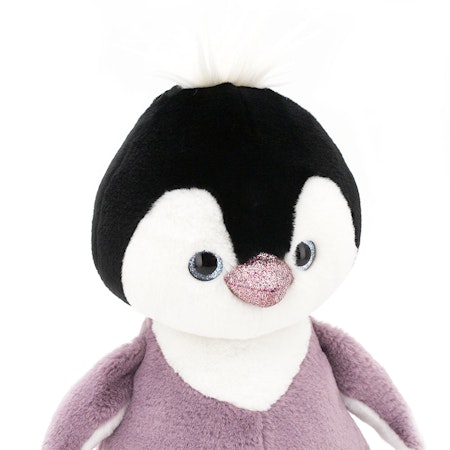 OrangeToys- Fluffy the Lilac Penguin 22 cm