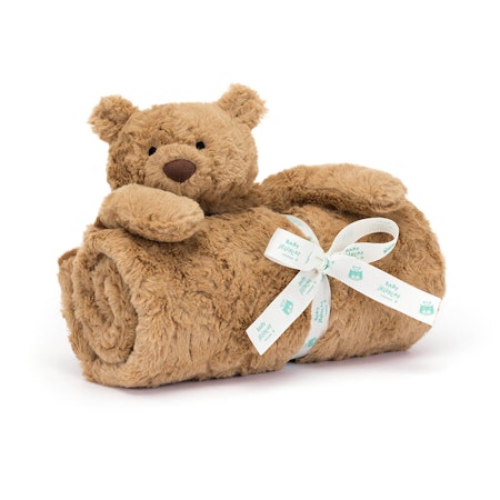 Jellycat- Bartholomew Bear Blankie/ babyfilt.