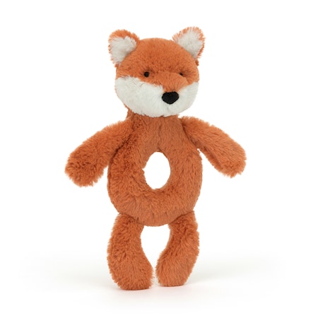 Jellycat- Bashful Fox Cub Ring Rattle/ skallra