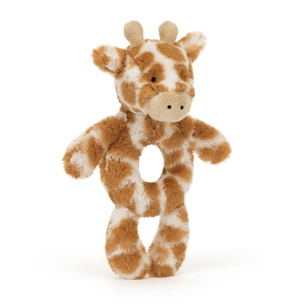 Jellycat- Bashful Giraffe Ring Rattle/ skallra