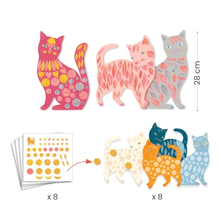 Djeco- Elodie's Cute Cats - FSC MIX