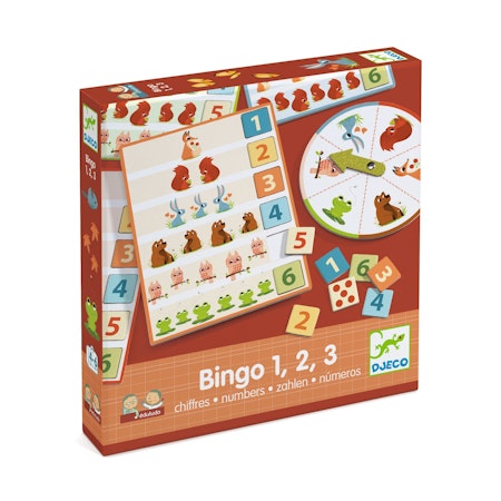 Djeco-Eduludo - Bingo 1, 2, 3 Numbers/ Bingo
