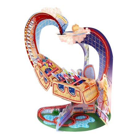 Santoro- Pendulum Card - Roller Coaster