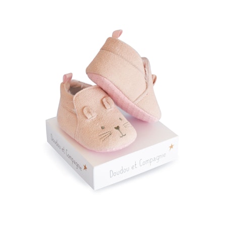 Doudou Et Compagnie- BABY BOOTIES Pink, 0-6 months