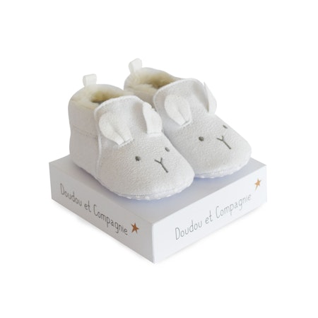 Doudou Et Compagnie- BABY BOOTIES White, 0-6 months