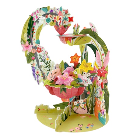 Santoro- Pendulum Card - Floral