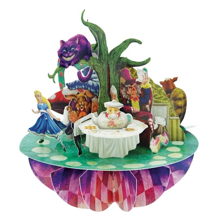 Santoro- Pirouettes Card - Alice In Wonderland