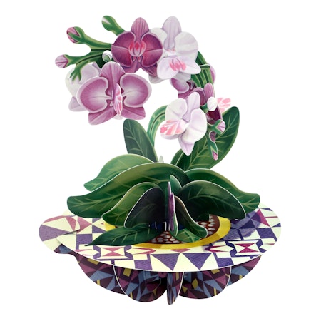 Santoro- Pirouettes Card - Orchid