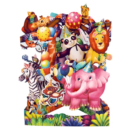 Santoro- Swing Cards - Animal Party