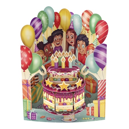 Santoro- Swing Cards - Birthday Cake