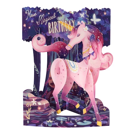 Santoro- Swing Cards - Magical Birthday (Unicorn)