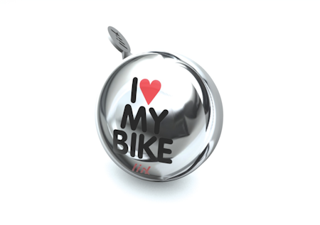 Liix- Mini Ding Dong Bell I Love My Bike Chrome