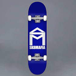 Sk8Mafia House Logo Blue 7.87" Komplett Skateboard
