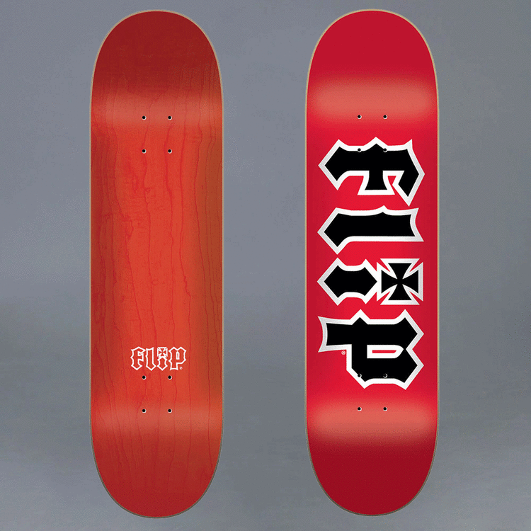 Flip Team Red 8.13" Skateboard Deck