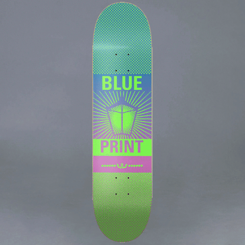 BluePrint Pachinko Green 8.125 Skateboard Deck