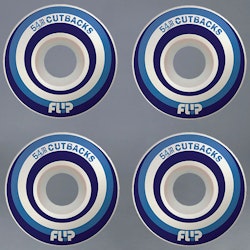 Flip Cutbacks Blue 54mm Skateboard Hjul
