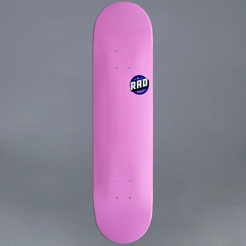 Rad Logo Pink Skateboard Deck 8.0
