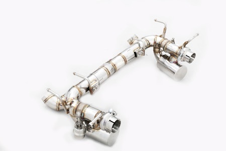 FERRARI 458 CATBACK EXHAUST PIPE WITH DAMPER TITANIUM
