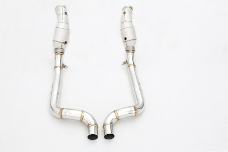 PORSCHE 970.2 3.0T DOWNPIPES MED RACE KATTAR MED VÄRMESKYDD