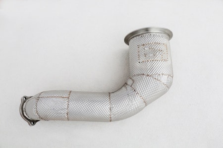 PORSCHE 971 3.0T DOWNPIPES MED RACE KATTAR MED VÄRMESKYDD