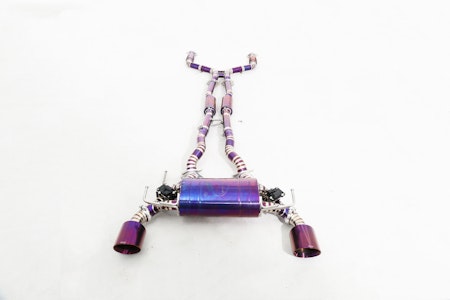 NISSAN 370Z CATBACK EXHAUST PIPE WITH DAMPER TITANIUM