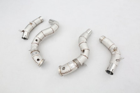BMW 1M DOWNPIPES WITHOUT CATALYTIC CONVERTER WITH HEAT PROTECTION