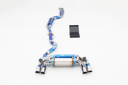 BMW 1M CATBACK EXHAUST PIPE WITH DAMPER TITANIUM