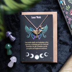 Luna Moth Halsband | Presentförpackning