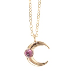 The Moon Ametist Halsband | Presentförpackning