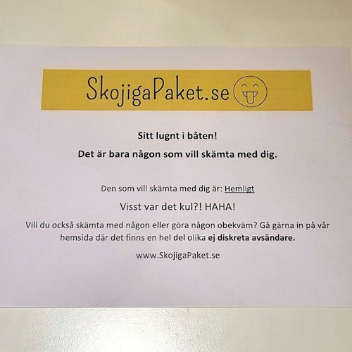 Anusblekning STOR kartong