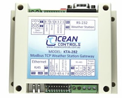 Modbus Gateway TCP för Davis Väderstation (MODBUS-GW-TCP)