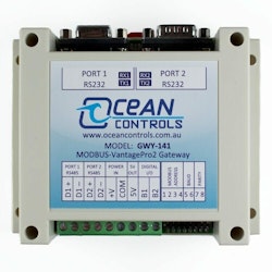 Modbus Gateway seriell till Davis Vantage Pro2 väderstation (MODBUSVP2)