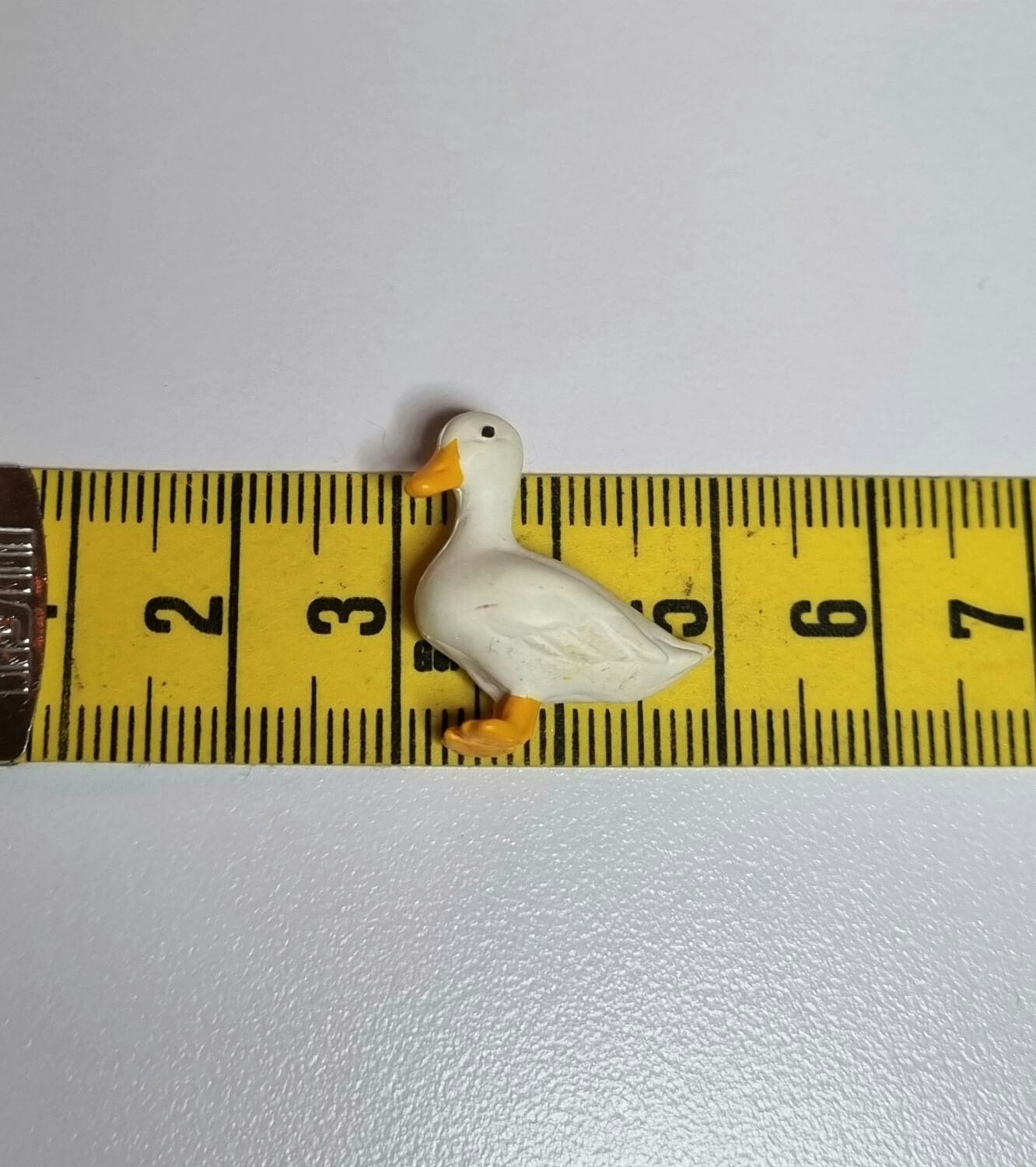 Kylskåpsmagnet Anka, miniatyr, minidjur med magnet