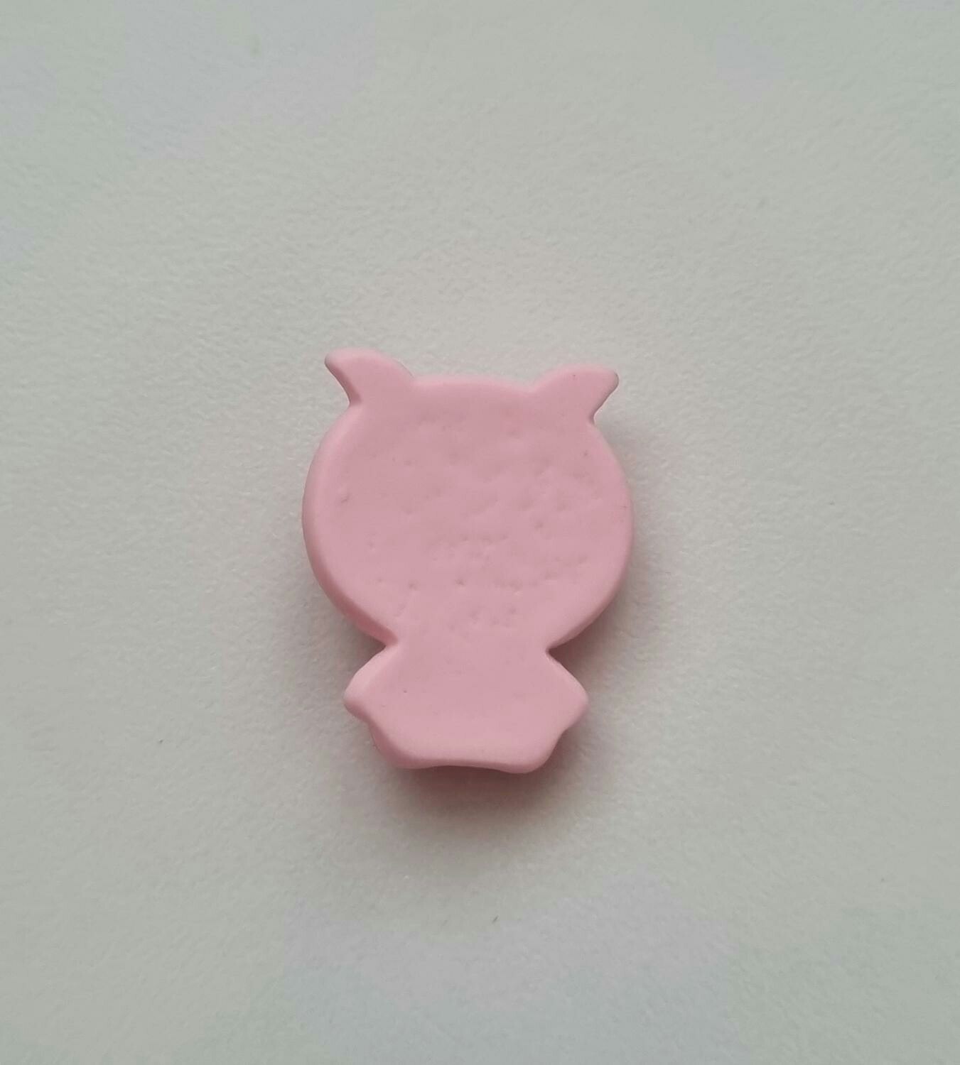 1 st rosa Kawaii figur, flatback för dekoration, scrapbooking mm