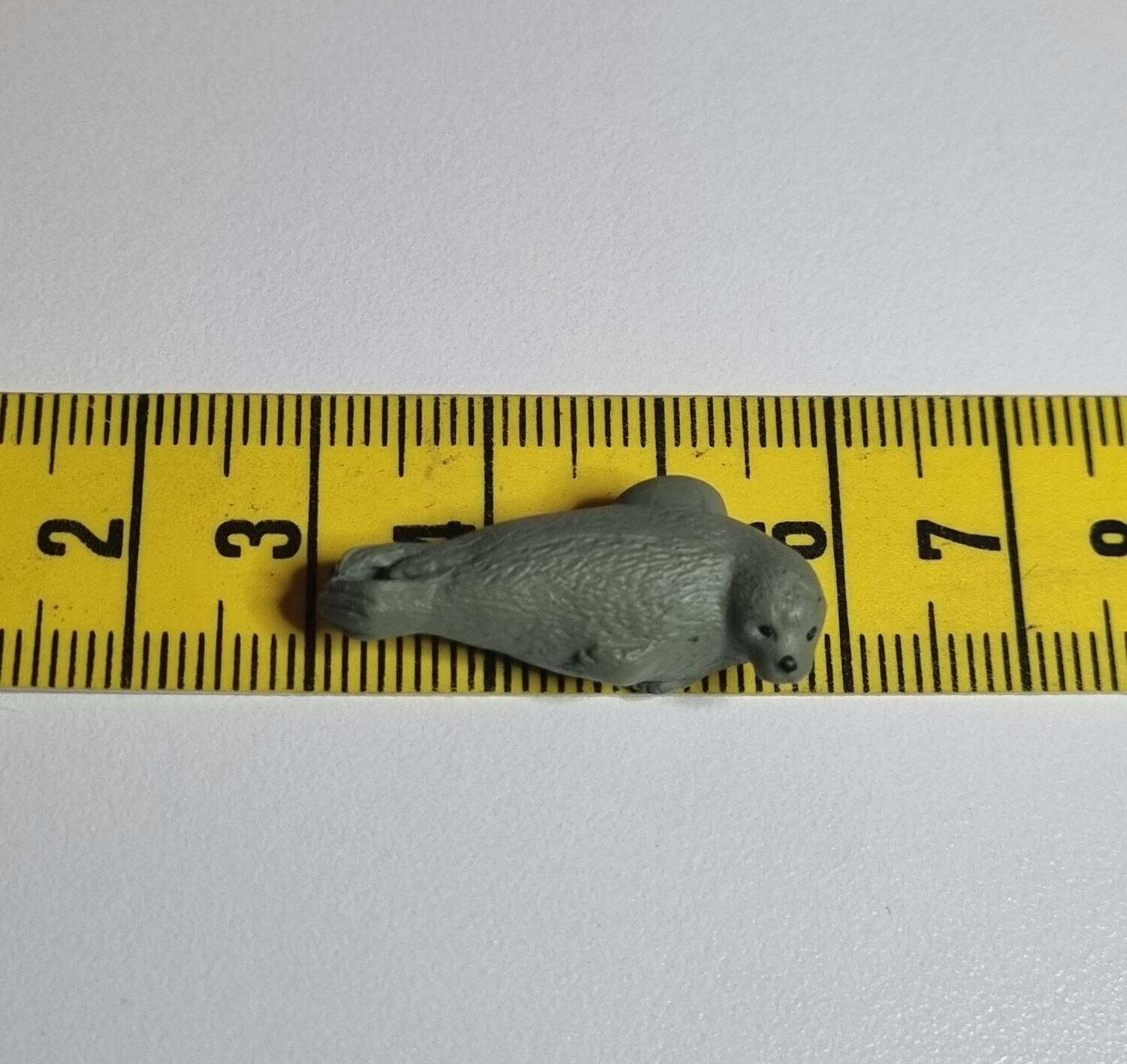 Kylskåpsmagnet Säl, miniatyr, minidjur med magnet