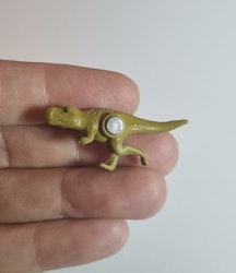 Kylskåpsmagnet Dinosaurie, miniatyr, minidjur med magnet