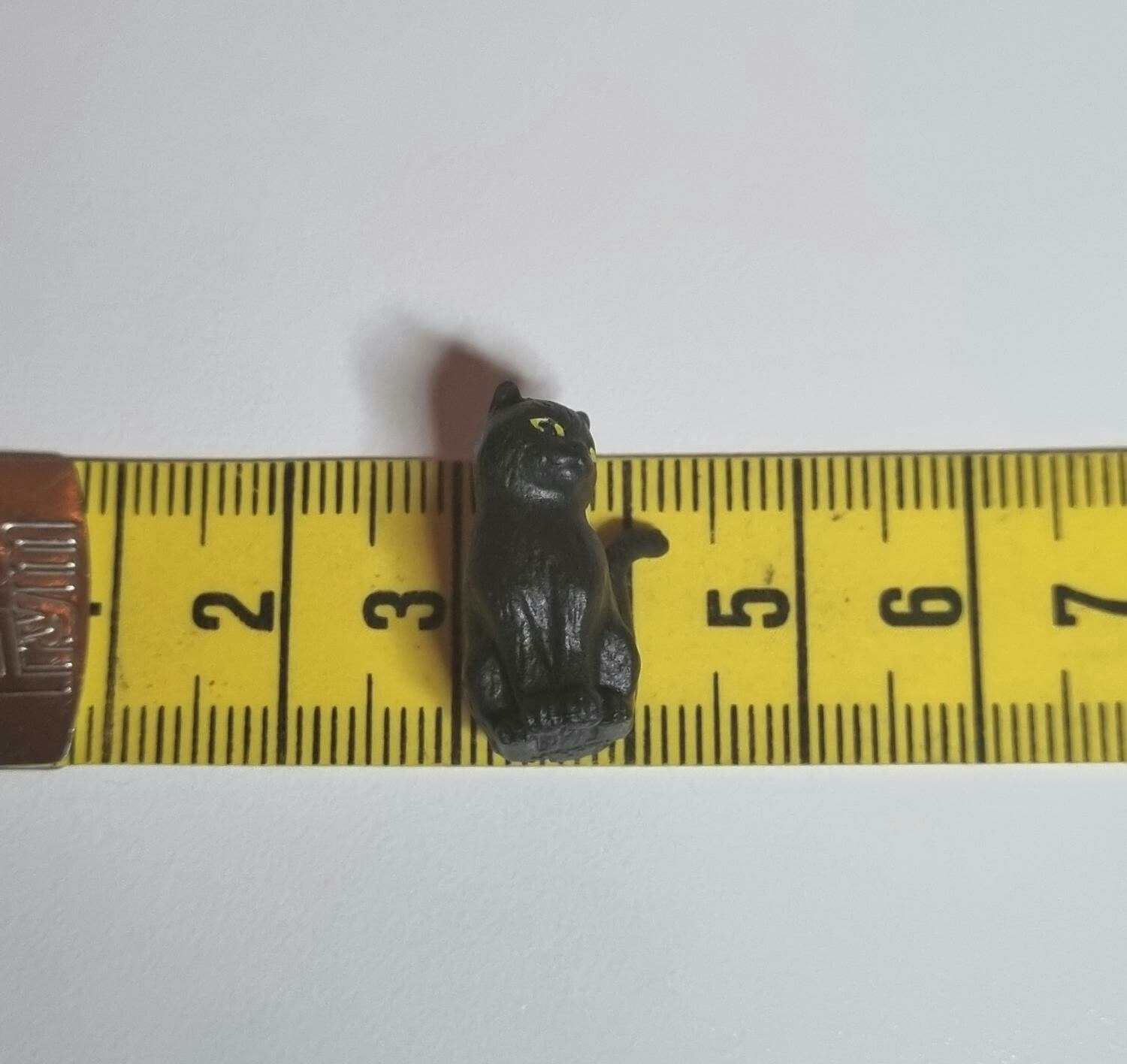 Kylskåpsmagnet Katt, miniatyr, minidjur med magnet