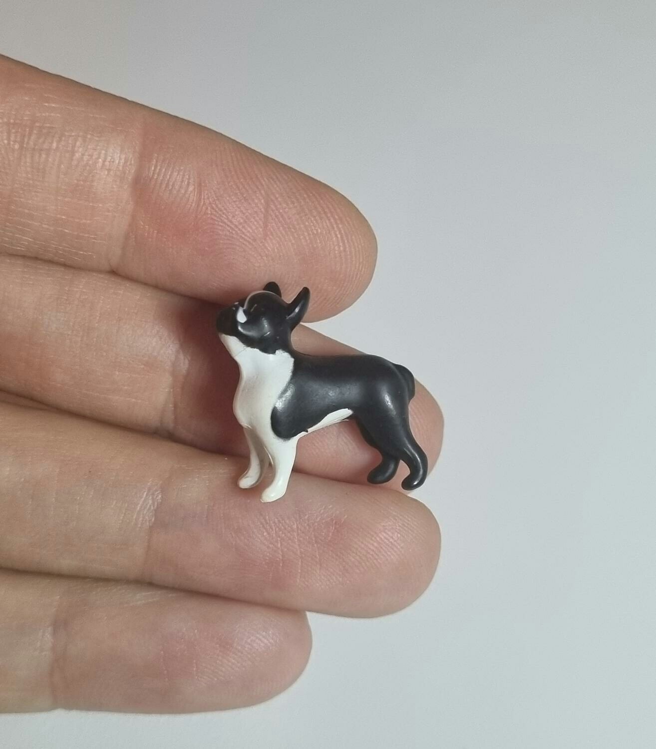 Kylskåpsmagnet Hund, miniatyr, minidjur med magnet