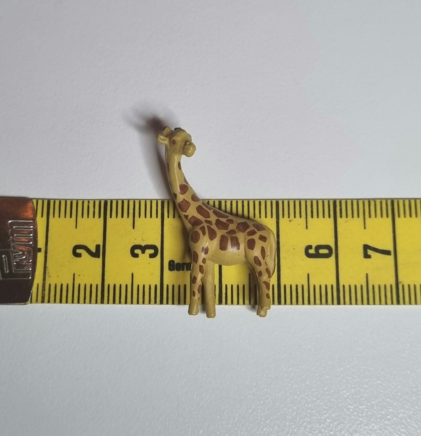 Kylskåpsmagnet Giraff, miniatyr, minidjur med magnet