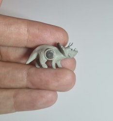 Kylskåpsmagnet Dinosaurie, miniatyr, minidjur med magnet
