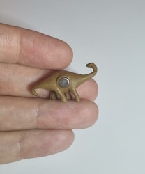 Kylskåpsmagnet Dinosaurie, miniatyr, minidjur med magnet
