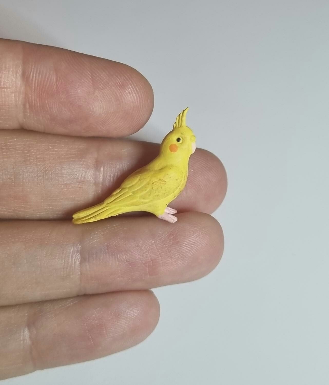 Kylskåpsmagnet Fågel, miniatyr, minidjur med magnet
