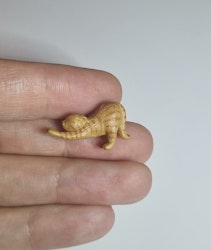 Kylskåpsmagnet Katt, miniatyr, minidjur med magnet
